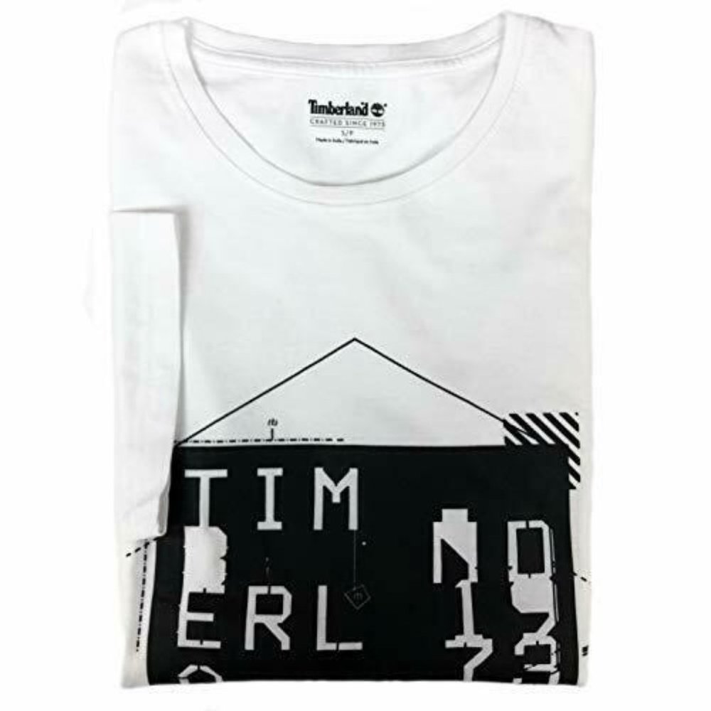 Timberland Men's Short Sleeve Graphic Print Summer - Picture 1 of 4